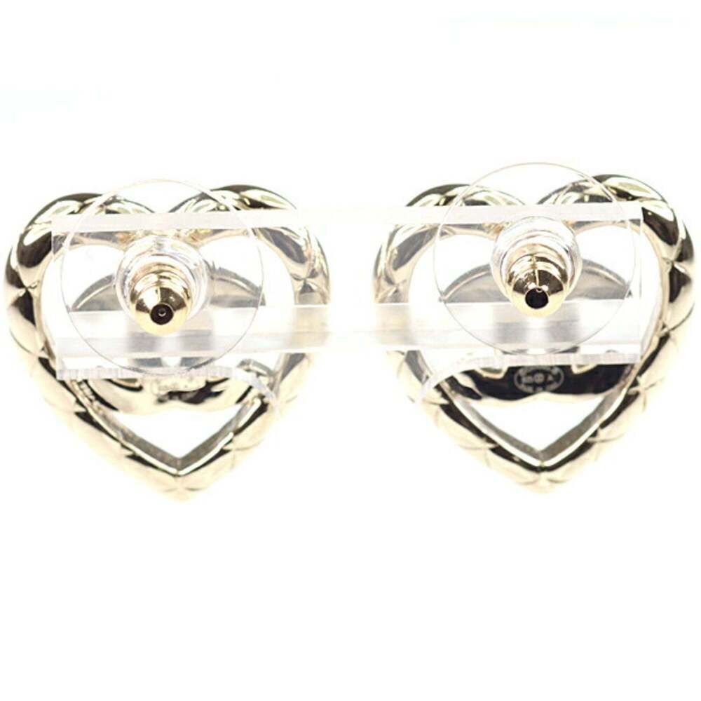 CHANEL Authentic Gold Logo Earrings - Picture 3 of 6